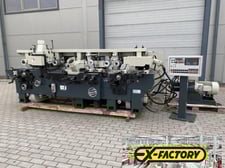 Weinig #Hydromat-22N, feed through moulder, 5-heads, 8-11/16" x5-1/2" cap., 2" spindle diameter, 1992