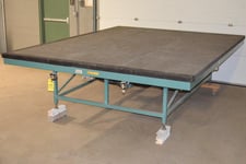 Image for Rolltech Industries #MCT-912-A-2BB, 1-Axis air flotation break-out table, 109" x 145" x 36" table