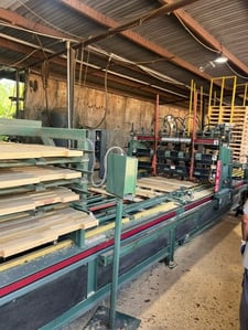 Viking #Champion-QC306, Pallet Nailer With Stacker, 4 Stringer, 72" x 60" Pallets