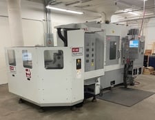 Haas #EC-400PP, CNC horizontal machining center with pallet pool, 20" X, 20" Y, 20" Z, 12000 RPM, 70