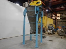 17 cu.ft. Stainless Steel nauta mixer, dimple jacket, mounted on steel frame, 1960