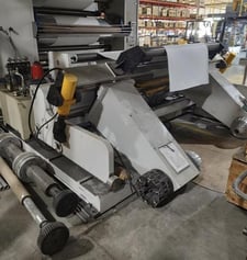 Far East Equipment Co. (Far East Equipment Co.), 60" wide floor pick up unwind stand. no edge guide