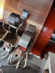 250 HP 300/900 RPM General Electric, Frame 4562, DPFG-BV, 500 VA