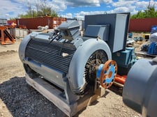 900 HP 1186 RPM Teco Westinghouse AEJH-SA001, Frame 450CB, continuous duty, 4000 Volts