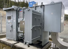 3000/3990 KVA 4160 Primary, 600/346 Secondary, General Electric Prolec, oil filled transformer, 2009