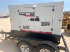 40 KW HiPower #HDR45IS6CL3214DA, portable diesel generator set, 1800 RPM, 2024