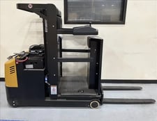 1500 lb. Big Joe #J2-72, low level order picker, 24" center, 36" forks, 48" operator height, 72" fork height