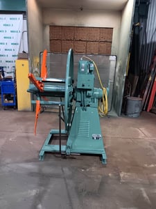 4000 lb. Littell #40-24, motorized uncoiler, 24" width, 15"-20" ID, 48" outside dimensions, loop arm