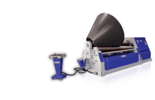 159" x 1/2" Bendmak #CY4R-HHS 390-40/16, 4 Roll Plate Roll, digital read out, new