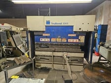 73 Ton, Trumpf #Trubend-3066, hydraulic press brake, 6.8' OA, 69" between housing, 7.87" stroke, 2006