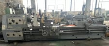 35" x 120" Dainichi #DHM, gap bed lathe, 4-1/8" spindle bore with tooling, 2 steady rests