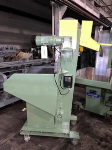 Warren #WL-1000, loader, 60" discharge height, 10" wide bucket, 1/2 HP DC motor, casters