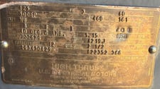 125 HP 705 RPM U.S. Motors, Frame 5006P, 1.15 service factor, 161A, 460 Volts