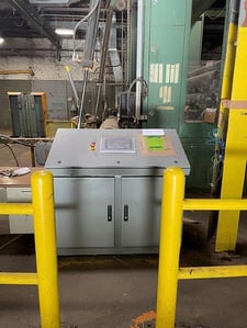 A & F, 2 drum slitter rewinder, 78" roll diameter, 62"-93" web width, 100" drum face