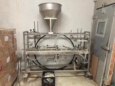 Tindall #772, Cultured Products Single Lane Filler, 10 CFM at 60 PSI, Stainless Steel