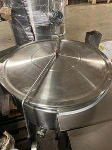 40 gallon Cleveland #CHS40ETShut Height, spring assist E-Z lift Stainless Steel complete cover only