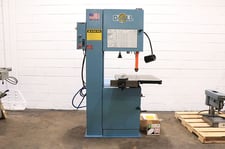 20" x 13" DoAll #2013-V, vertical band saw, 1" x 153" blade, variable speed, tilt table, rip fence, 2 HP, 2015