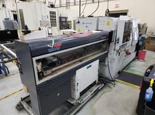 Hardinge #Elite-51-MS, CNC lathe, 18" swing, 2" bar, 16" centers, A2-6, 12 turret, 25 HP, 5000 RPM, FANUC
