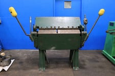 Image for 12 gauge x 3' Dries & Krump Chicago #L30, finger box & pan brake, counterbalances
