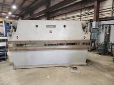 80 Ton, Accurpress #78012, hydraulic press brake, 12' overall, Back Gauge, 1981