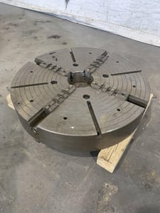 30" 4-jaw Lathe Chuck. Stock # 0998924.