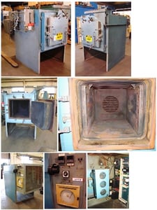 23" width x 34" L x 23" H Electra, recirculating atmosphere retort, 1400&deg;F, draw batch, #2457