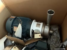 105 GPM @ 95' TDH, APV Crepaco #W20/20, Stainless Steel centrifugal pump, 3500 RPM, 2" inlet, 2" outlet