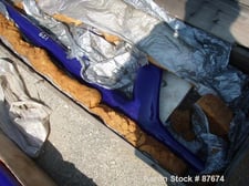 Pfaudler #5SRW, 300 Gallon 2-Finger-Up Baffle, Reglassed, 90" x 15" x 3", Dark blue glass tip