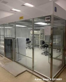 Terra Universal, Clean Room, ISO 5, 12' x 25' with 7' ceiling, with Ante Room 10' x 4' with 7' ceiling