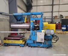 Herr-Voss Coil Line Arbor & Coil Car, 18"-24" ID, 10000 lb. capacity, arbor moves back / forward to adjust