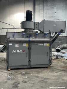3200 cfm Airex #PS-08 Platinum Series, cartridge dust collector system, 2520 sq.ft., 2014