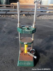 12 Ton, Carver #C, laboratory press, 6" x 6" platens