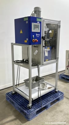 OTEC Series DF Drag Finishing Machine #DF35, (3) workplace holders, 8" diameter, (12) 1-1/2" inserts, Siemens