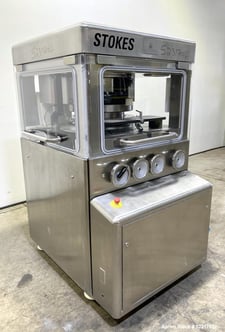 Stokes Gem Supreme #571S, tablet press, 50 station, B tooling, 13mm tablet diameter, 18mm depth, HMI and