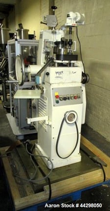 Korsch #PH 106/DMS, rotary tablet press, 6 station, 15mm tablet diameter