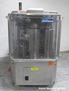Korsch #XL-800, rotary tablet press, 87 station, 2002