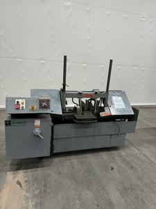 9" x 17" W.F. Wells #W-9, horizontal band saw, 11' 6" x 1" x .035" blade, 70-380 SFPM