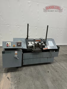 9" x 17" W.F. Wells #W-9, horizontal band saw, 11' 6" x 1" x .035" blade, 70-380 SFPM