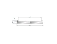 23.62" L, Eurostamp #9014, 600mm adapter for adjustable die cod. 3192, new
