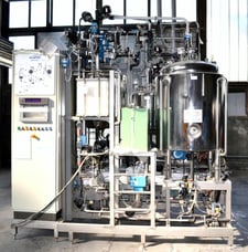 Millipore #MSP-006165, Stainless Steel ultra filtration system, Waukesha positive displacement pump