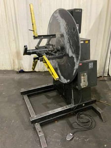 1500 lb. Rapid-Air #RA1512, motorized coil reel, 12" width, 48" outside dimensions, 14"-22" ID, keepers, 2003