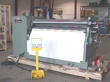 5' x 1/4" Saber #R-0570H, initial pinch, 7" roll diameter, coning, digital read out, hydraulic bending roll