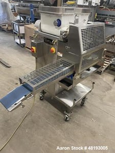 Rheon #Cornucopia-KN135, Encruster, forms 20-100 pcs./min., 280 kg/hr., 6-Jaw forming heads, 1.09 kW, 220 V