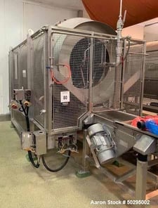 Dodman Ltd. #DST-010, Rotary Drum Vegetable Blancher, 7' 5" width x 18' 5" L x 9' 1" H Pump & Manifold, 59"