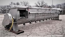 CSE #CCS.2014.width, Steam Injected Screw Cooker/Blancher, 20" diameter Auger x 14' long, (10) Bottom Steam