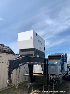 Portable Budrubber, 5000 lbs/hr. capacity, 15-20% Moisture Rating, 522" L x 102" width x 132" H including