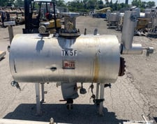 6" x 17' Cousins, Distillation Pot Still, 150 psi, 575 F, 12 sq.ft.. Condensor, 20 gallon