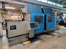 Oerlikon Boehringer #VDF-PNE-710, slant bed CNC lathe, Phillips Series 3000 Control, 3-jaw 16" chuck