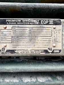 200 HP 890 RPM Toshiba, Frame N449T, TEFC, 460 Volts (2 Available)