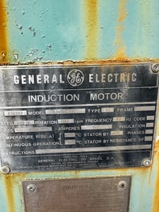 600 HP 1180 RPM General Electric, Frame 8311S, 2300 Volts